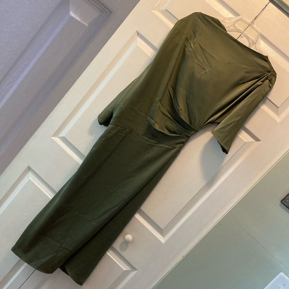 Custom made cocktail dress, crepe fabric